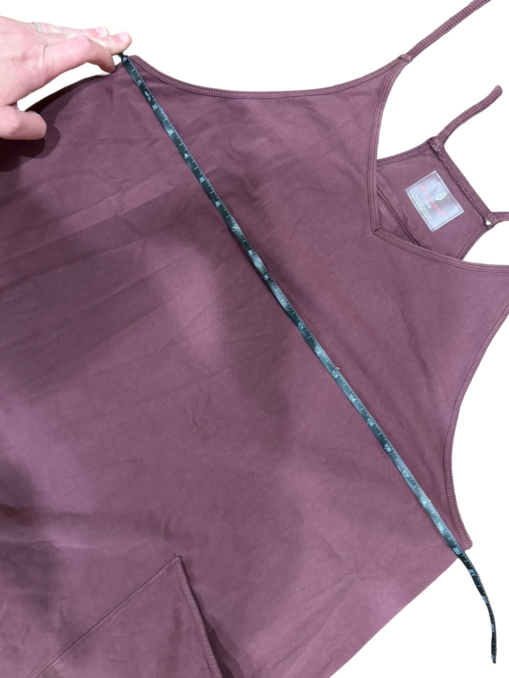 🌟 Free People Movement Hot Shot Onesie Pomegranate Slouchy Romper Size M - Picture 12 of 12